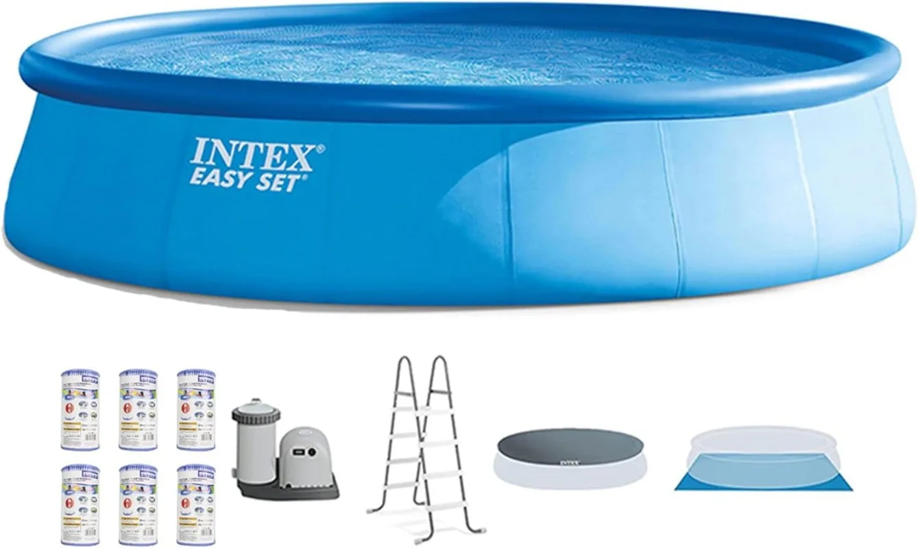 Pool Ladder Above Ground - Piscina Gonfiabile Rotonda Intex Easy Set