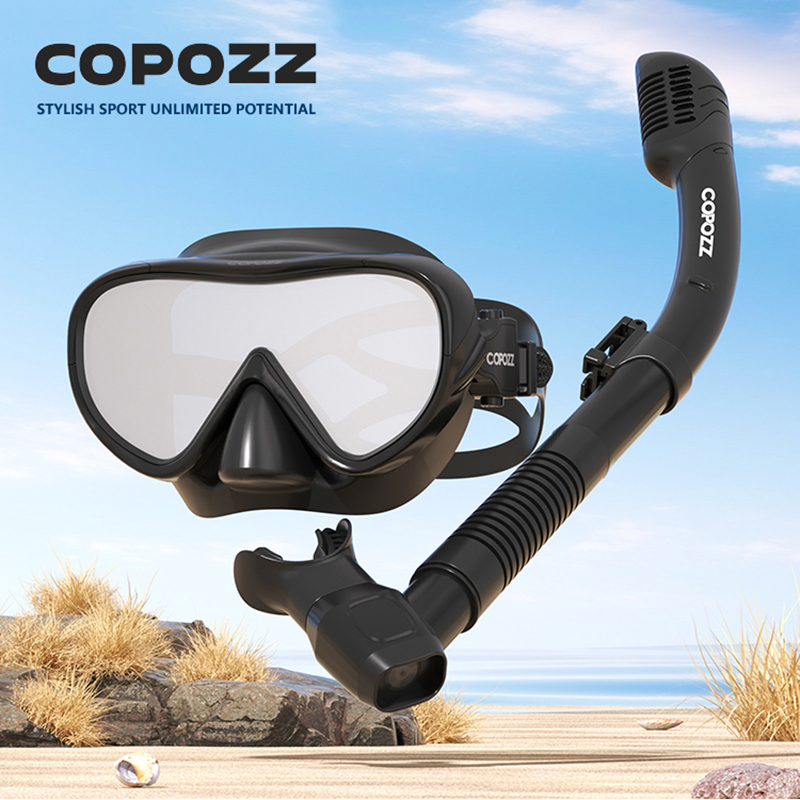 Snorkel Mask Full Face - COPOZZ Nuova Maschera Subacquea a Visione