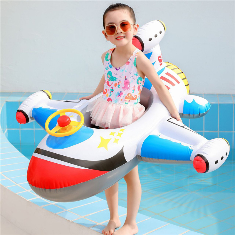 Baby Swimming Circle Airplane  - Pool Float Ring Inflatable recensione e prezzo