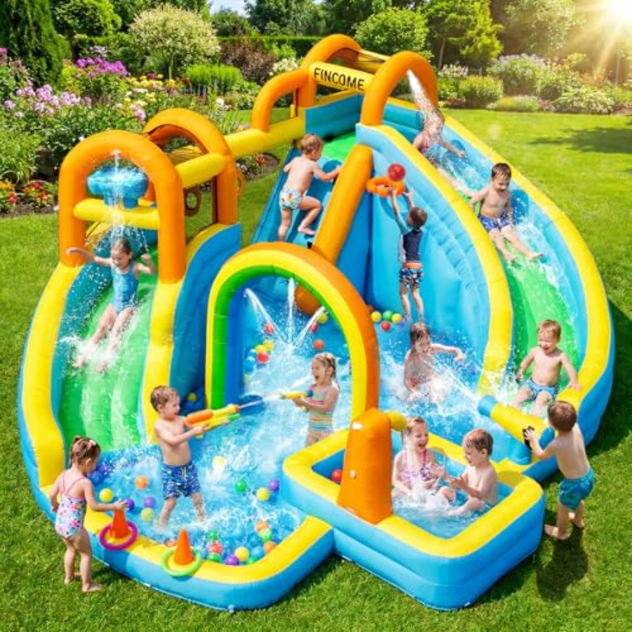 Parco acquatico gonfiabile da  - Water Slide Inflatable recensione e prezzo