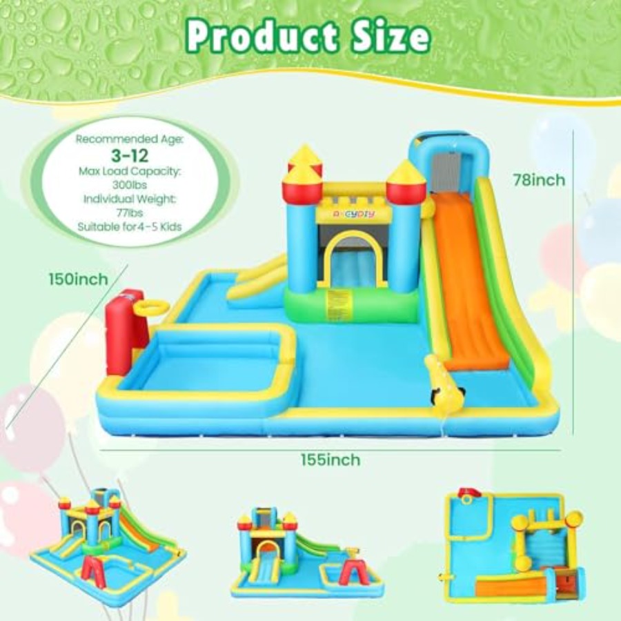 Scivolo Gonfiabile Acquatico p - Water Slide Inflatable recensione e prezzo