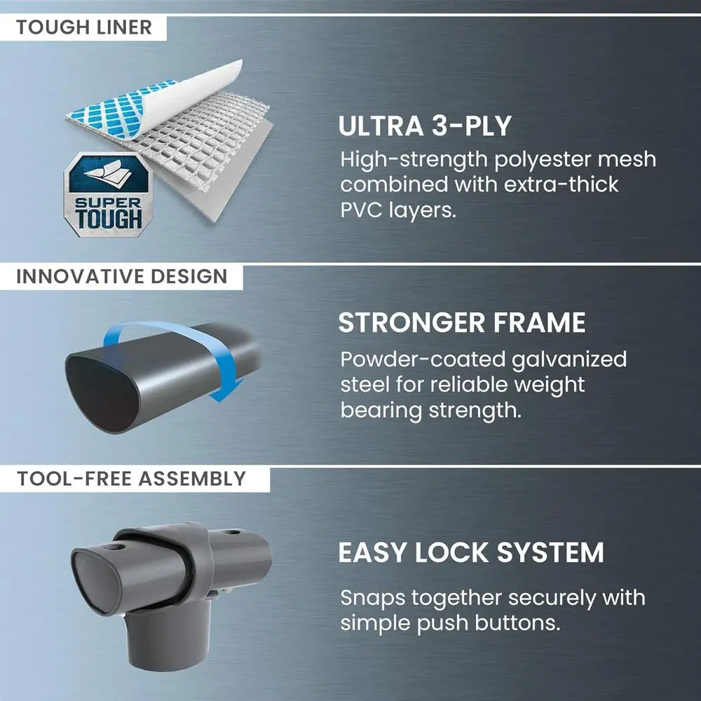 Piscina fuori terra rotonda da - Pool Ladder Above Ground recensione e prezzo